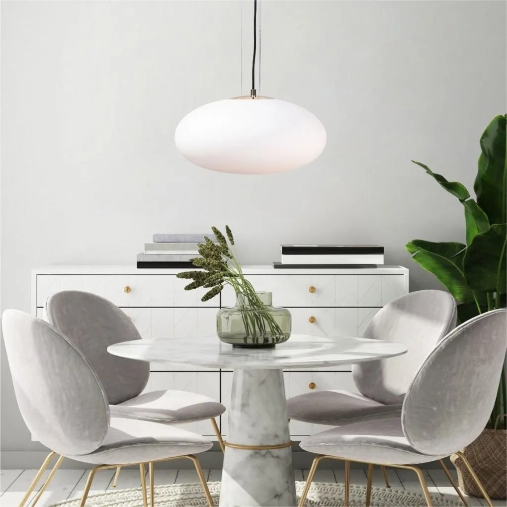 Lustra suspendata moderna Omi auriu, 40cm