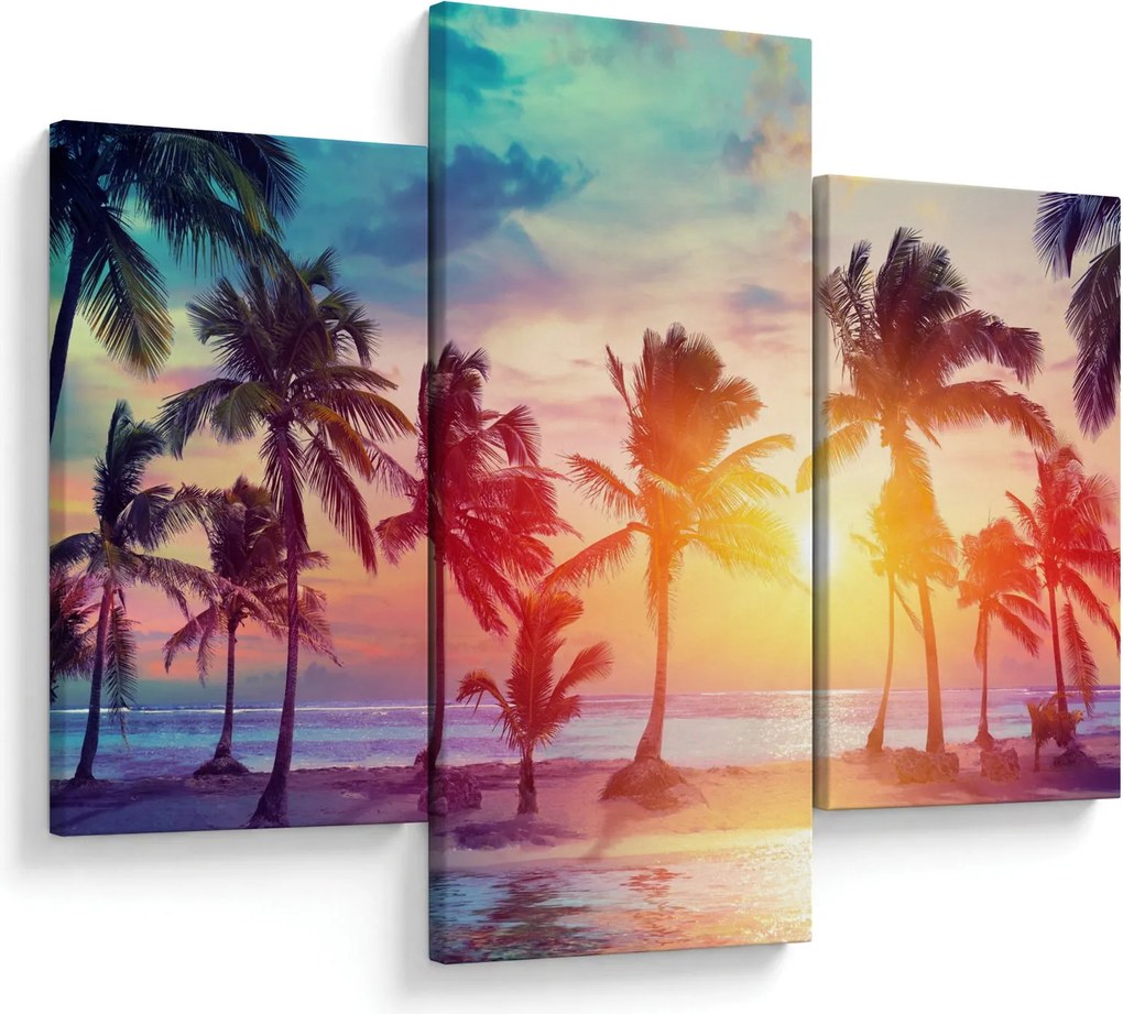 Tablou - Apus de soare tropical (90x60 cm)