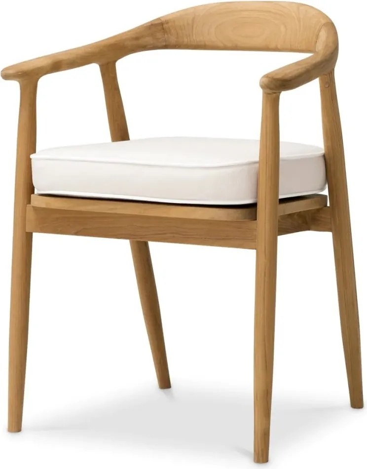 Scaun elegant design LUX Beale natur/ off-white