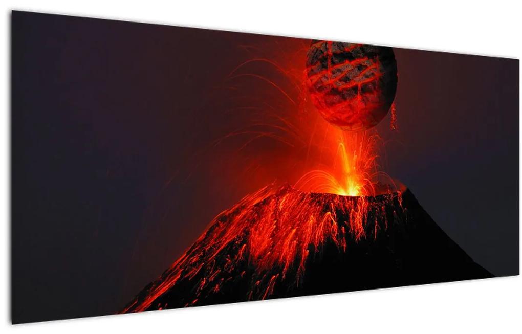 Tablou cu vulcan (120x50 cm), în 40 de alte dimensiuni noi