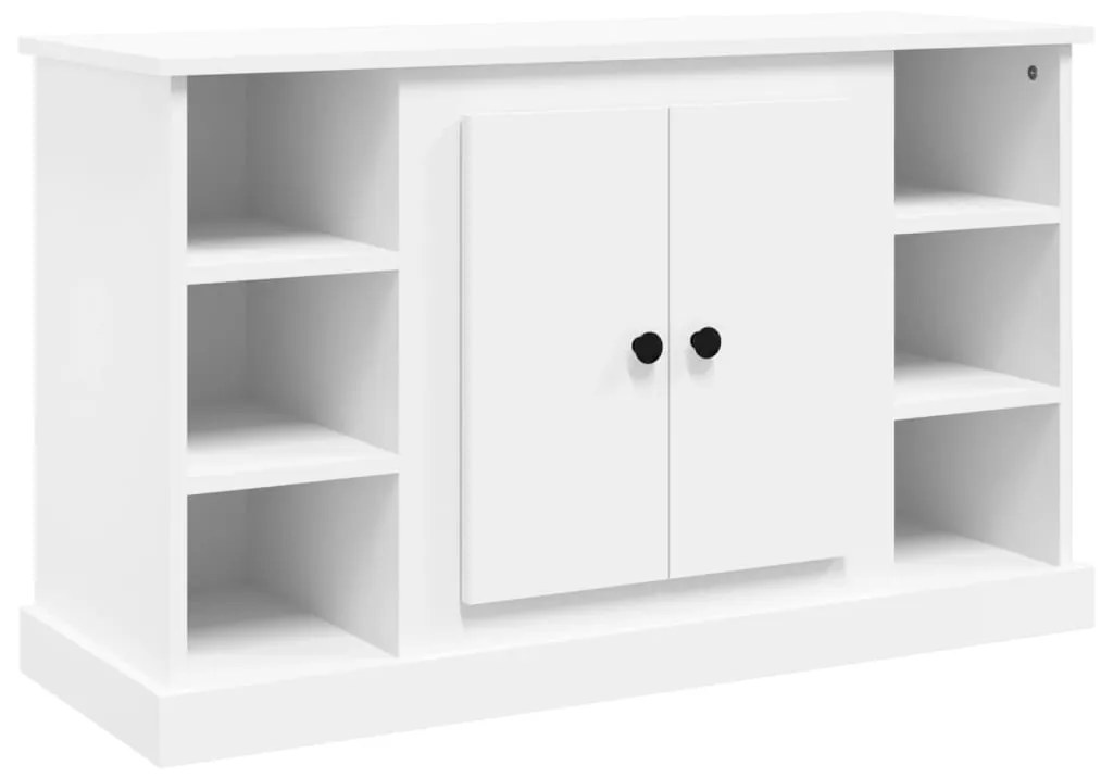 816440 vidaXL Servantă, alb, 100x35,5x60 cm, lemn prelucrat