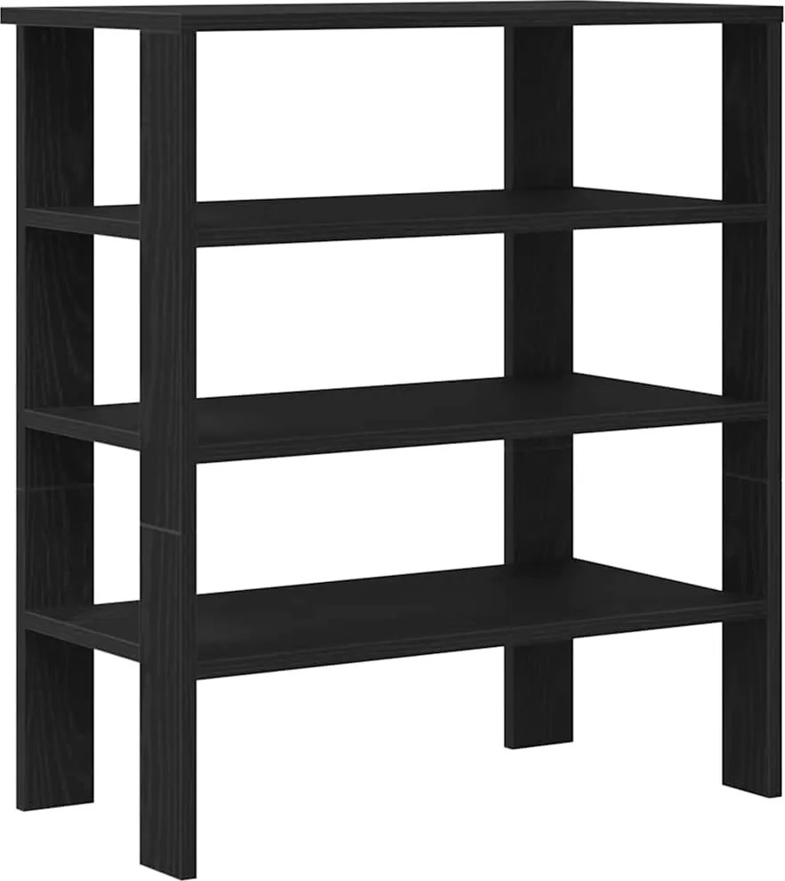 vidaXL Pantofar, negru, 61x32x70 cm, lemn prelucrat