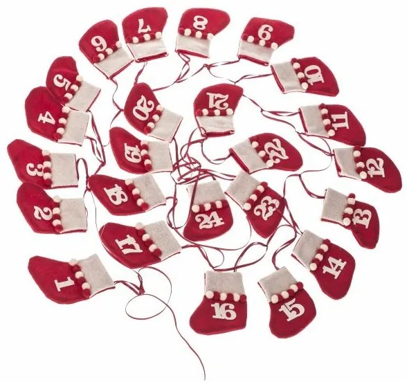 Calendar de Advent din material textil, 200 cm