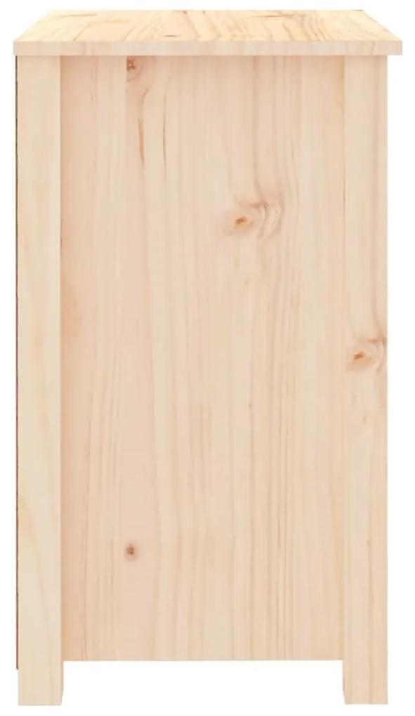 Noptiere, 2 buc., 50x35x61,5 cm, lemn masiv de pin 2, Maro