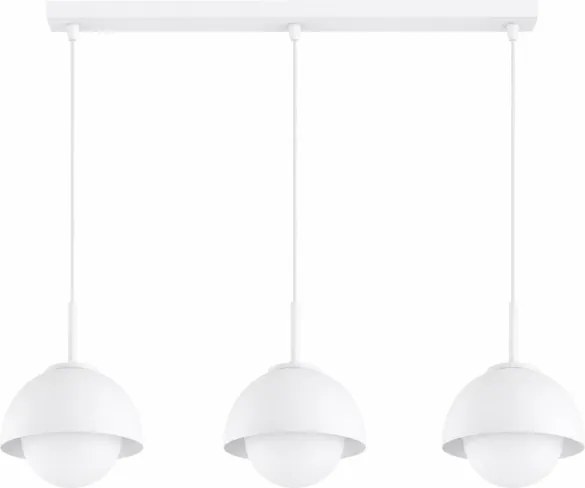 BRILAGI - Lustră pe cablu COSMO 3xE27/60W/230V albă