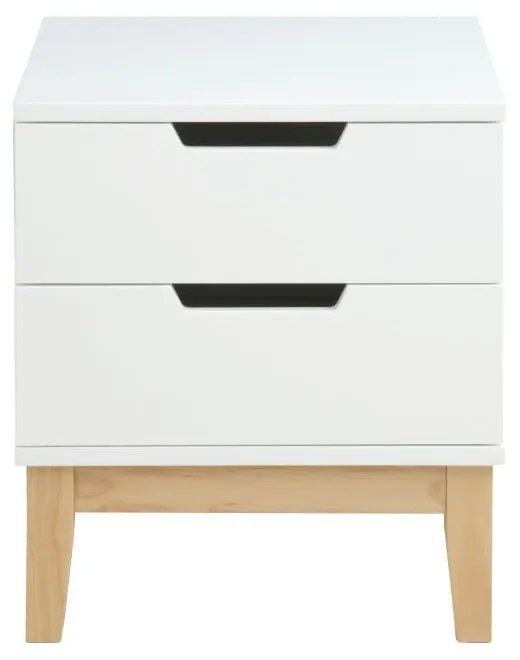 Noptieră Actona Buca, alb
