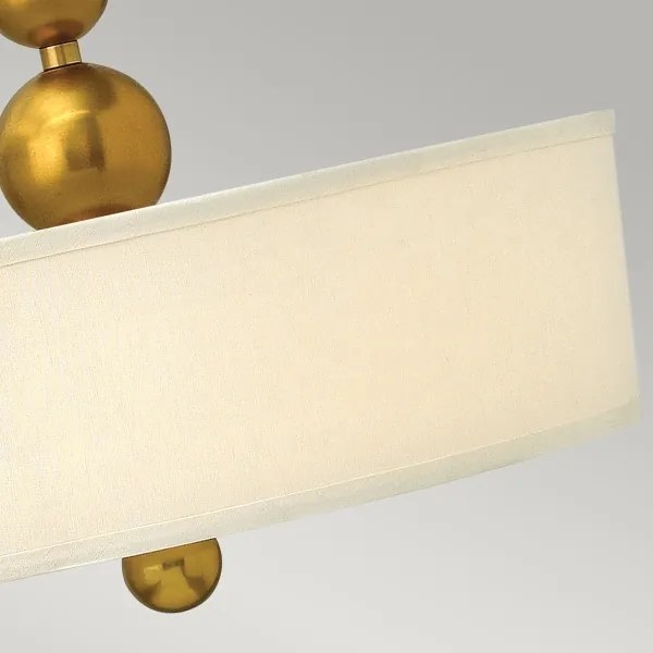 Lustră pe lanț ZELDA 3xE27/60W/230V alamă Hinkley