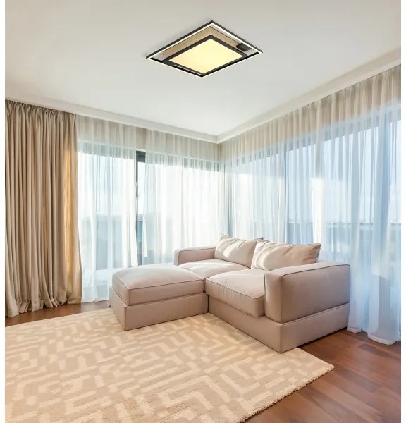 Plafonieră LED dimabilă Globo 67283-40 JORRY LED/40W/230V + telecomandă