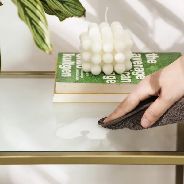 Masă consolă CIREL, aurie