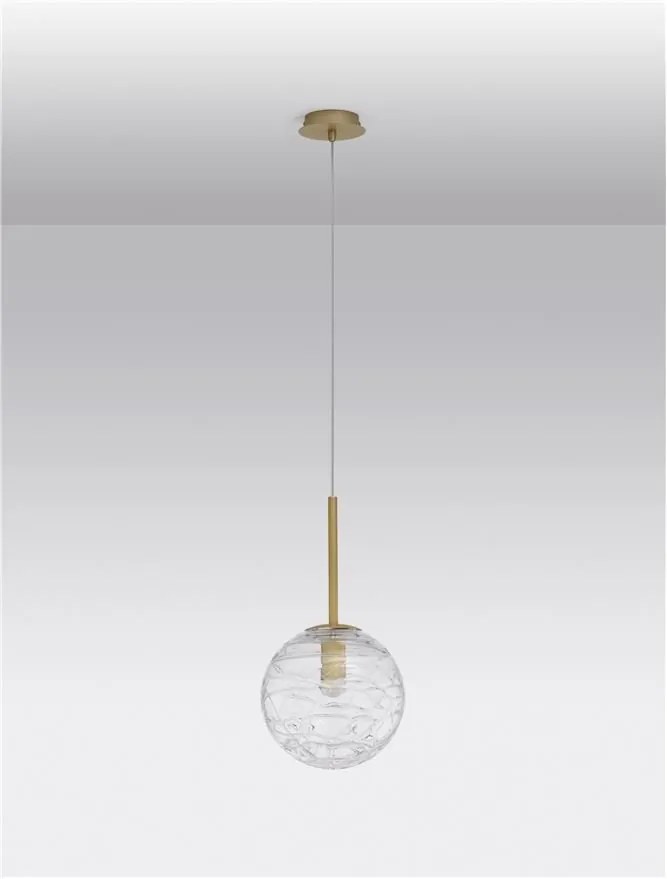 Pendul modern design decorativ COEN auriu D-25cm