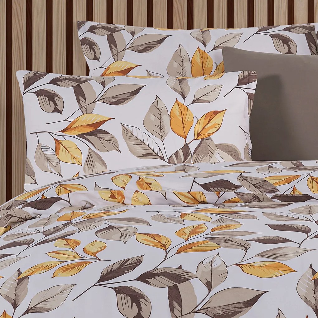 Lenjerie de pat din bumbac 4Home Autumn Leaves ,140 x 200 cm, 70 x 90 cm