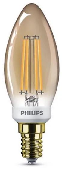 Bec led vintage (decorativ) philips classic gold candle b35, eyecomfort