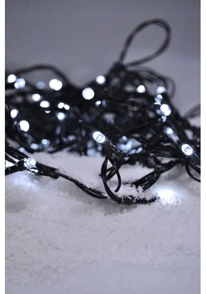 Instalație LED de Crăciun de exterior 200xLED/8 funcții 15m IP44 alb rece Solight 1V06-W