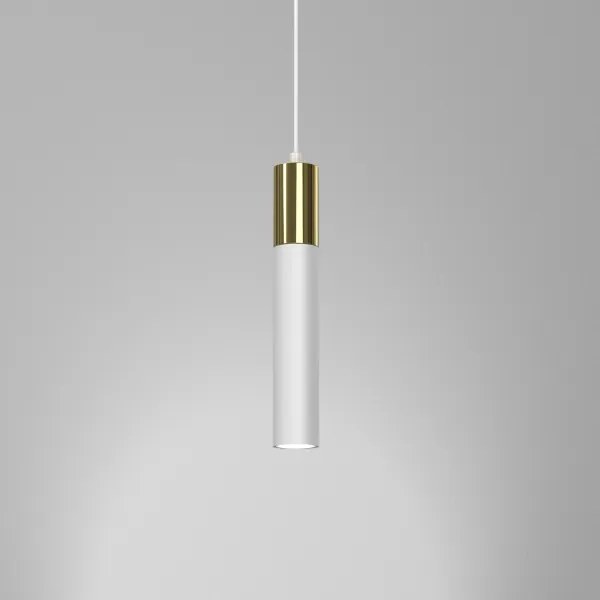 Lustră pe cablu CASSA 1xGU10/8W/230V albă/aurie