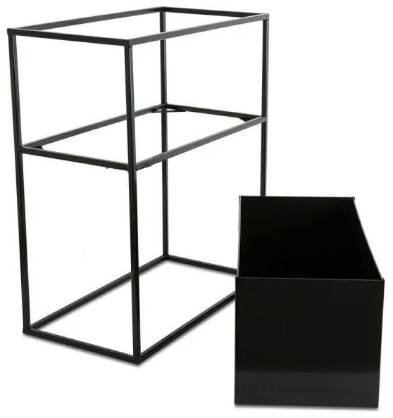 Suport pentru flori 50x44 cm negru