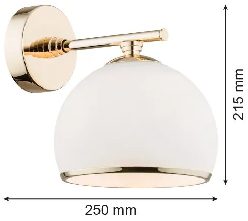 Aplică Argon 4255 MARBELLA 1xE27/15W/230V alamă