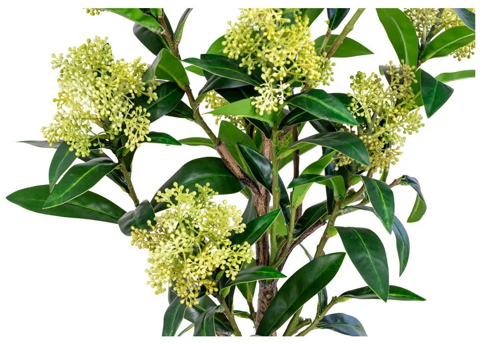 Skimmia copac plantă artificială, verde 75 cm