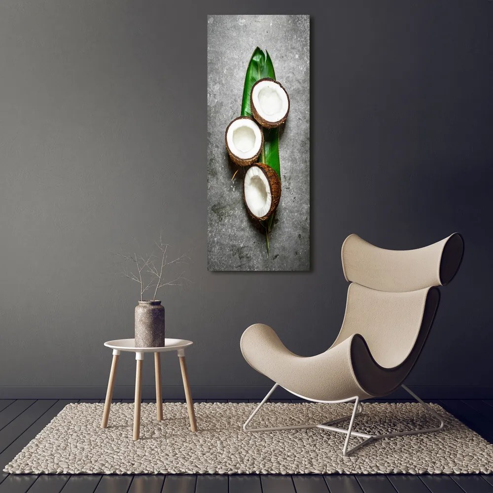 Imprimare tablou canvas Pe frunze de nucă de cocos