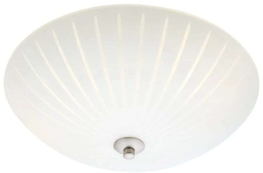 Plafonieră albă cu abajur din sticlă ø 35 cm Cut – Markslöjd