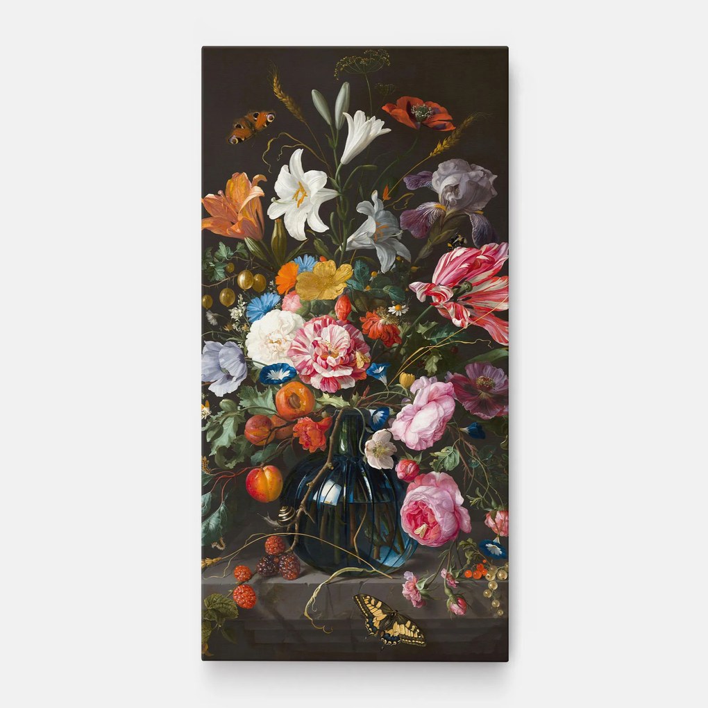 Tablou Canvas, 50x100cm, Dormitor si Living, Flori, Flori in vaza, Blossom Of Life