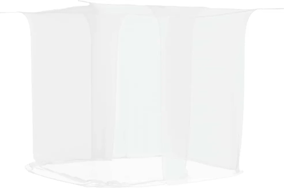 vidaXL Plasa de tantari suspendata 156 ochiuri alb 220x150x180 cm