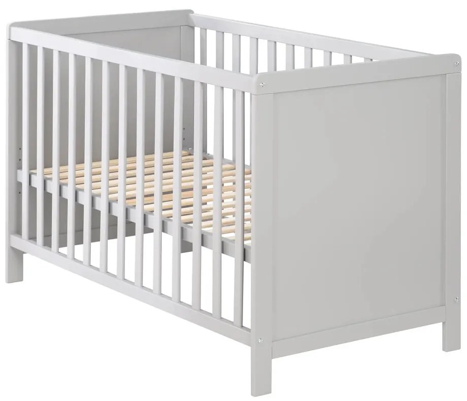 Pătuț gri deschis 60x120 cm – Roba