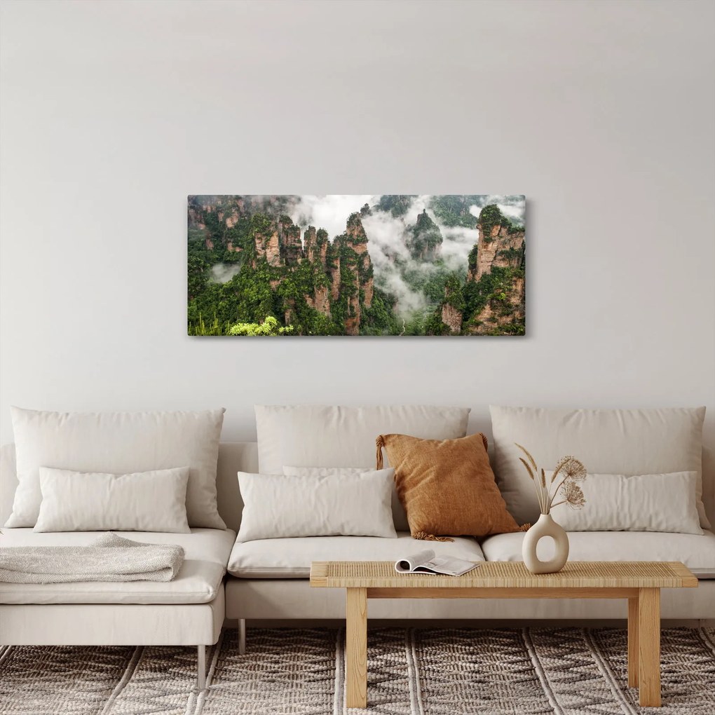 Tablou - Parcul Național Zhangjiajie, China (120x50 cm)