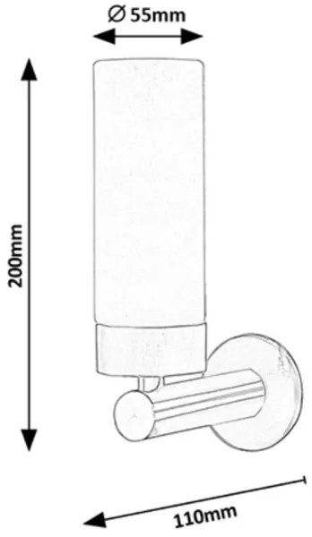 Rabalux 5713 - LED Aplică perete baie BETTY LED/4W/230V crom lucios