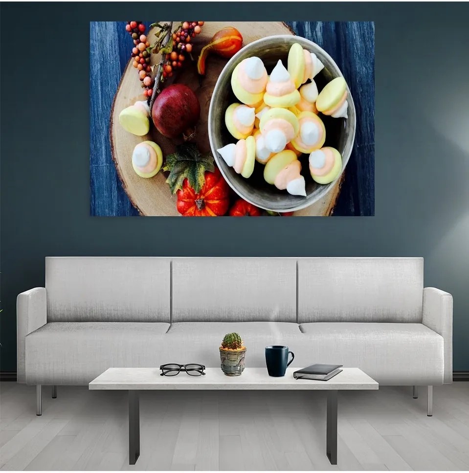 Tablou canvas Marshmallows 120x80 cm
