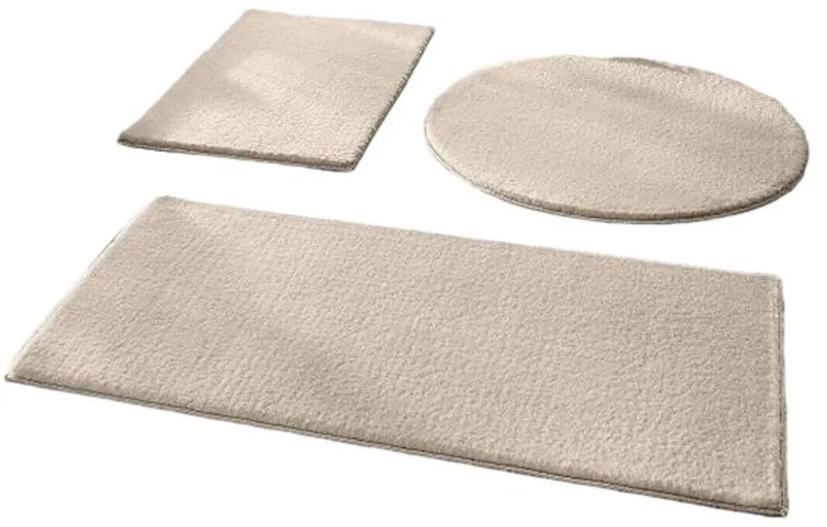 Covorașe de baie grej 3 buc. 50x90 cm – Mila Home