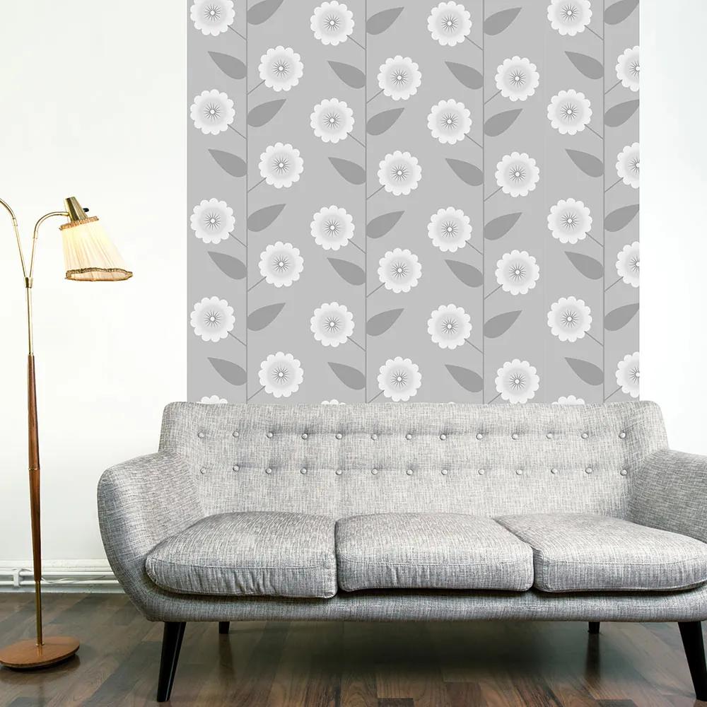 Tapet Bimago -  Floral Pattern + Adeziv gratuit rulou 50x1000 cm