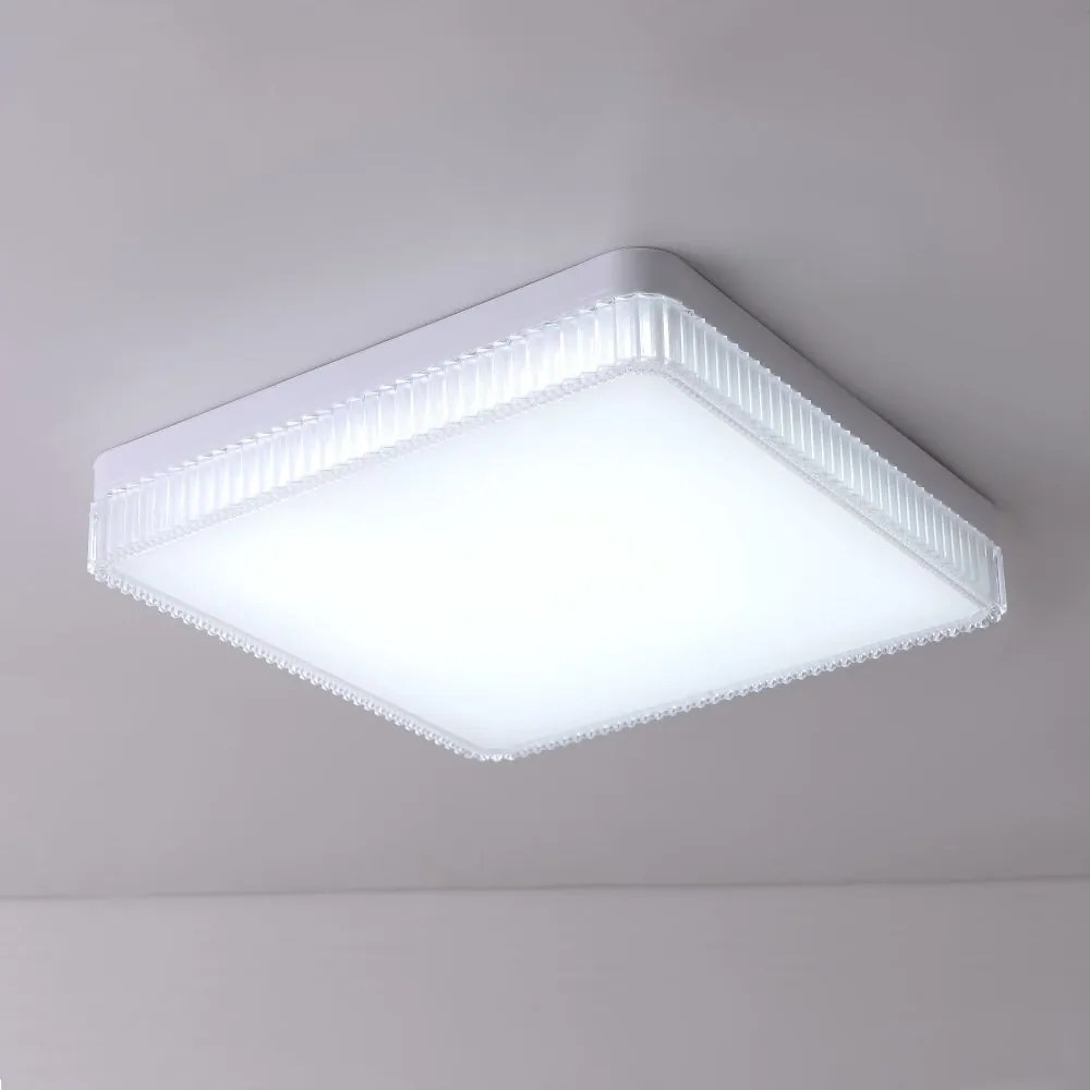 Plafoniera LED Electra KL151079, patrata, 48W, 5900lm, lumina neutra, IP20 alba, Klausen
