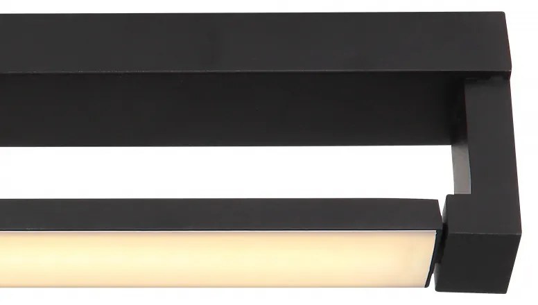 Aplica LED Susi 41498B, 12W, 880lm, lumina calda, neagra mata, IP44, Globo