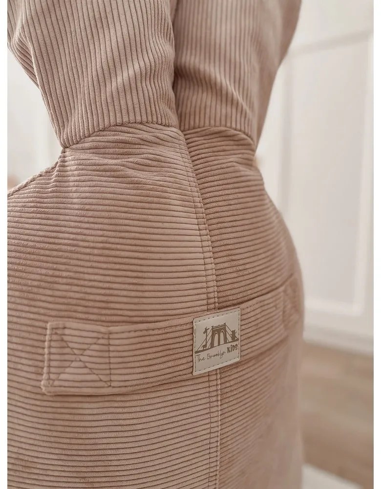 Fotoliu puf pentru copii roz deschis Funny Bunny – The Brooklyn Kids