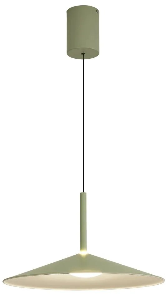 Lustra/Pendul LED reglabil CALICE verde 16W