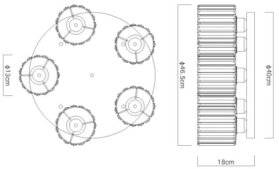Lustră aplicată Globo 15742-5D JORDANA 5xE27/60W/230V