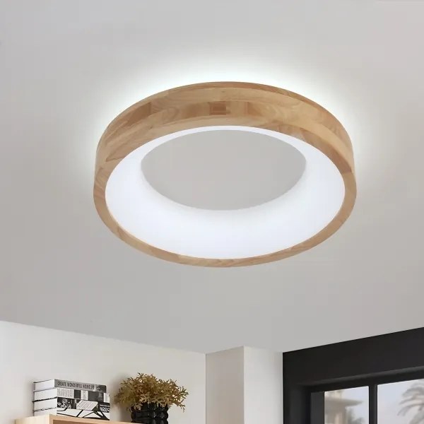 Brilagi-LED Plafonieră FALCON WOOD LED/30W/230V 3000/4000/6000K 45 cm lemn