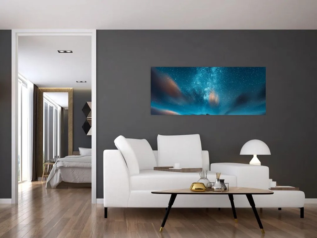 Tablou calea lactee alabastră (120x50 cm)