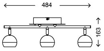 Briloner 2040-032 - Spot LED RGB dimabil 3xLED/3,3W/230V cu DO