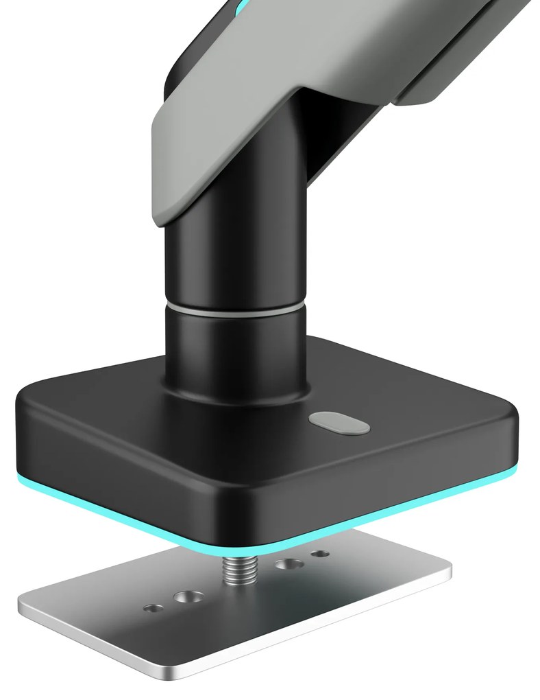 Suport monitor 49", gri/negru LED RGB X-ARM