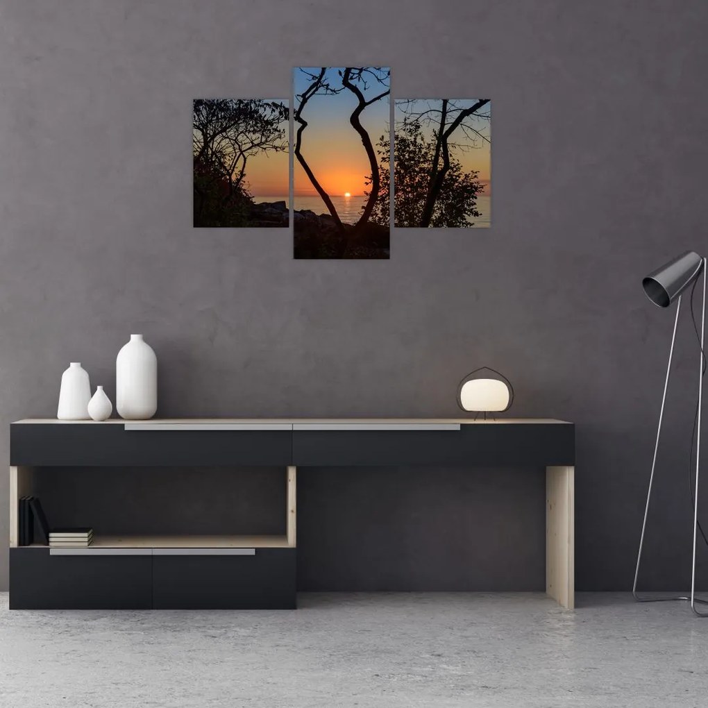 Tablou cu apus de soare (90x60 cm)