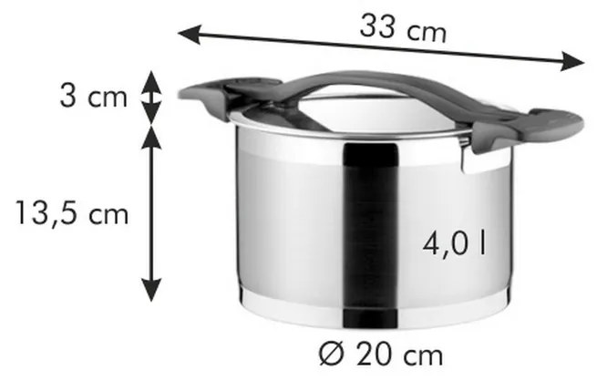 Oala cu capac Tescoma ULTIMA 4 l