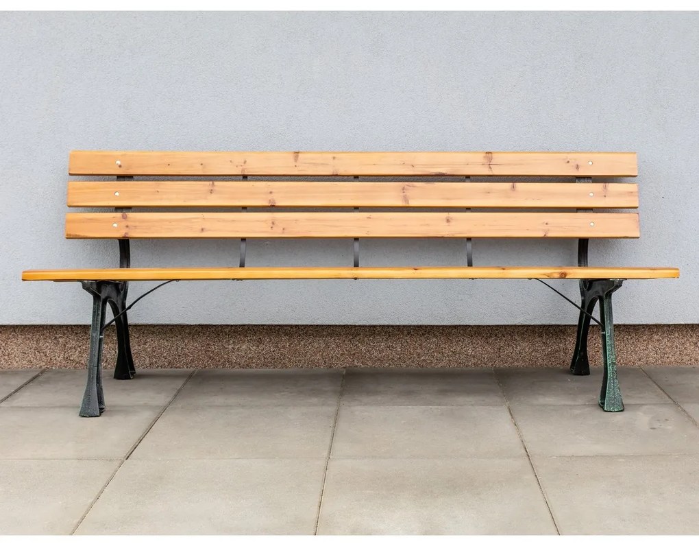 Bancă Happy Green Garden Gallen, 180 x 60 x 70 cm