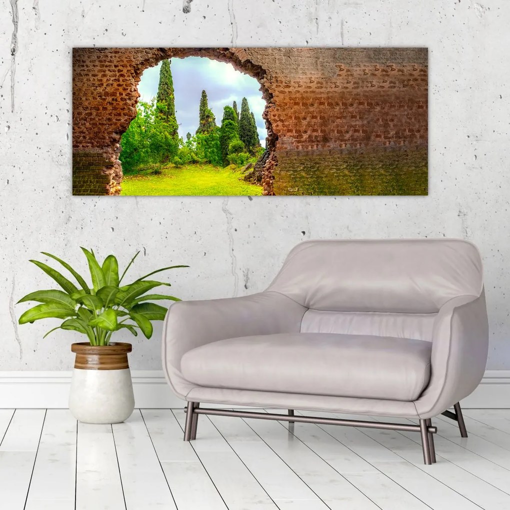 Tablou - Grădina Edenului (120x50 cm)