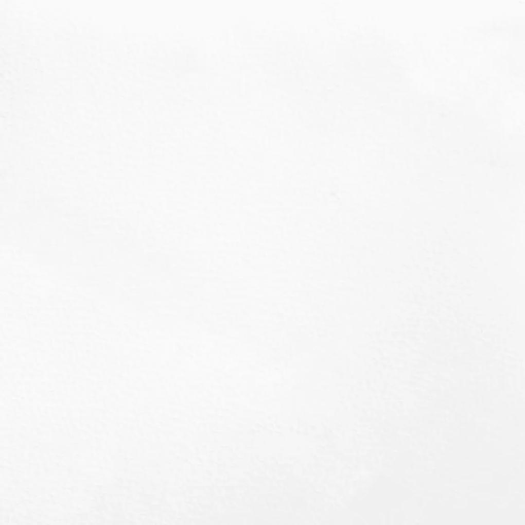 Saltea de pat cu arcuri, alb, 160x200x20 cm, piele ecologica Alb, 160 x 200 cm