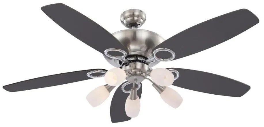 Ventilator de tavan GLOBO 0337 JERRY 5xE14/40W/230V