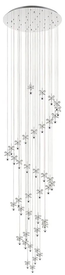 Lustră LED de cristal dimabilă pe cablu PIANOPOLI 40xLED/1,8W/230 Eglo 39545