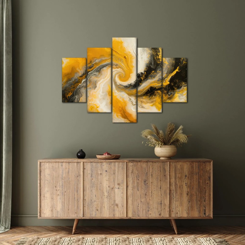 Tablou - Abstractizare în spirală (150x105 cm)