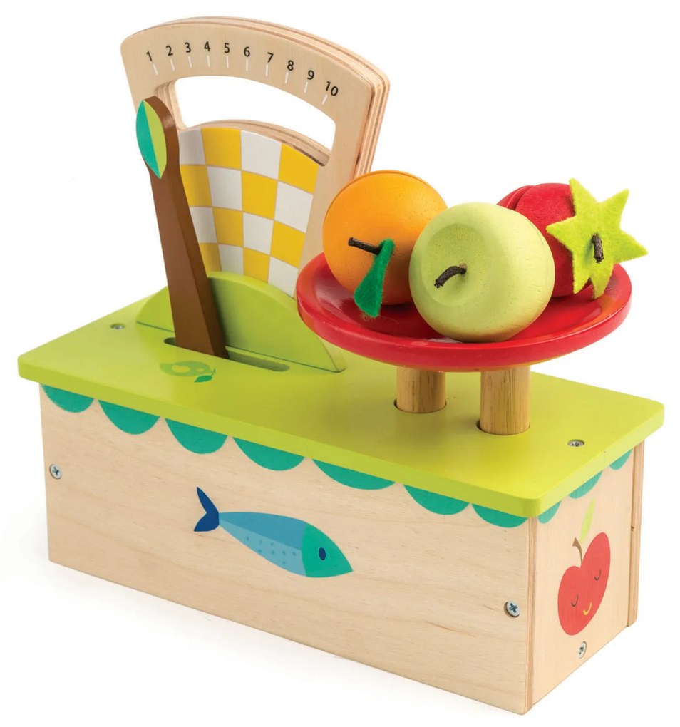 Tender Leaf Toys - Cantar din lemn - Weighing Scales - TL8253