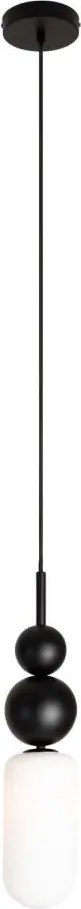MAXLIGHT P0641 - Lustru suspendat pe cablu NOVA 1xG9/12W/230V Ø 12 cm negru